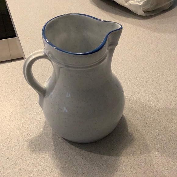 Vintage Ceramic Pottery  N.S. Gustin & Co. pitcher - Picture 3 of 4